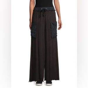NWT Free People | FP Movement | Wide Leg Palazzo Pants, Black, Small